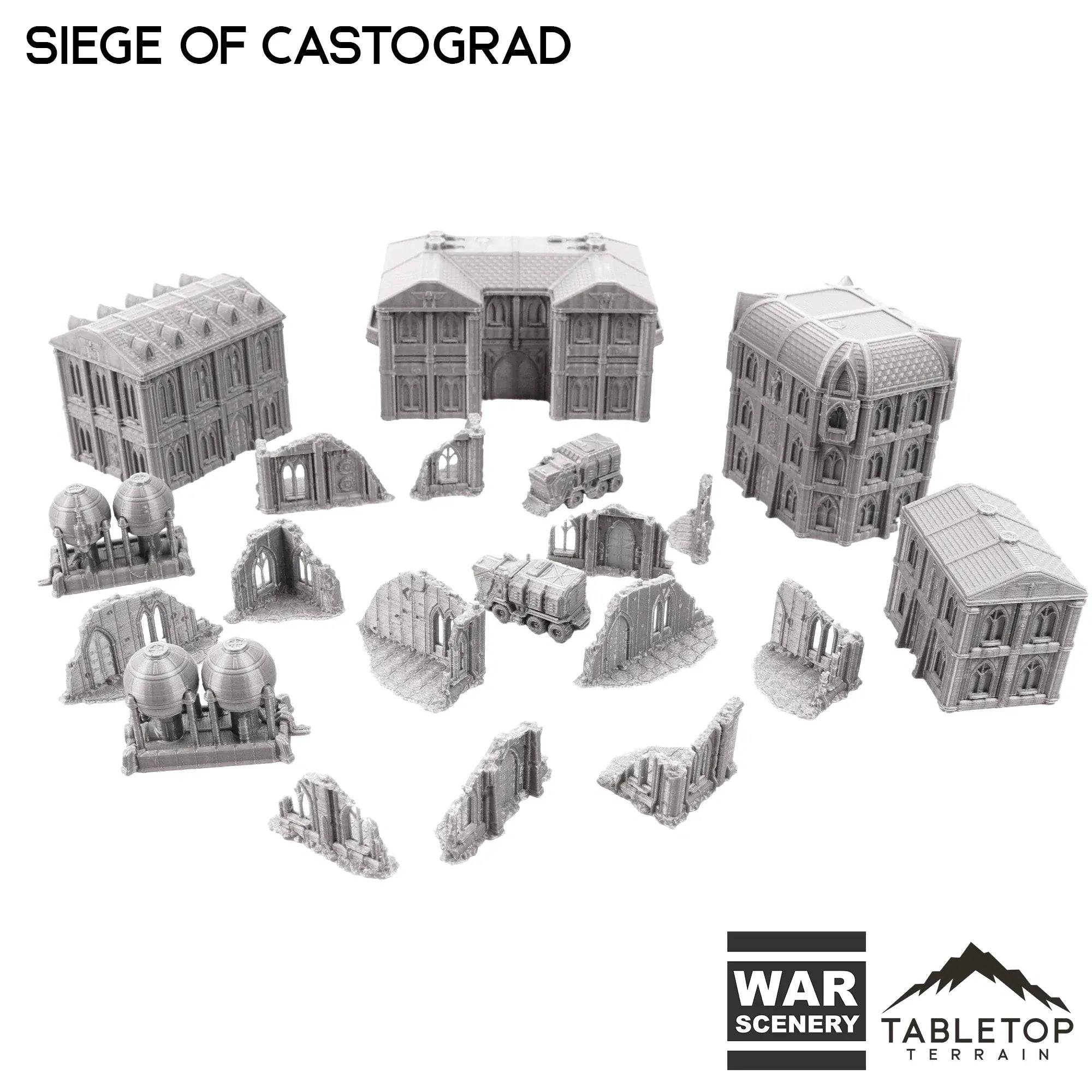 Siege of Castograd 8mm Small Scale Terrain Pack