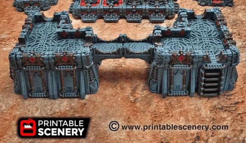 Sithic Outpost Platform Bridge & Fortified Walls