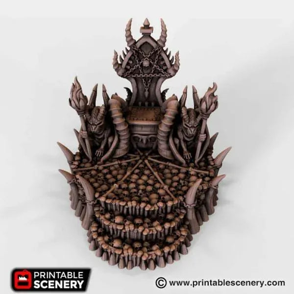 Skull Throne - Demon Fantasy Terrain