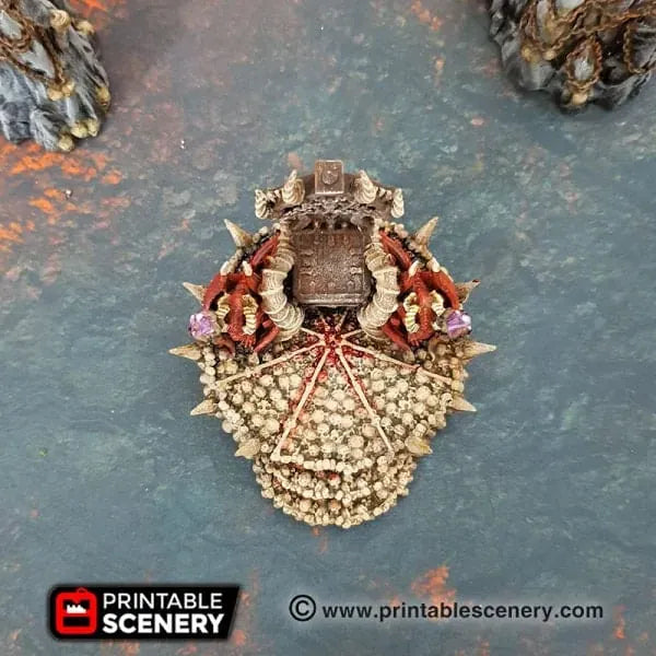 Skull Throne - Demon Fantasy Terrain