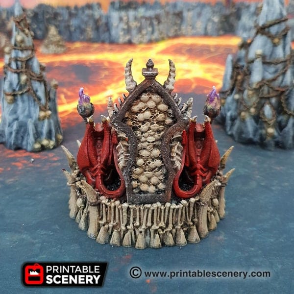 Skull Throne - Demon Fantasy Terrain