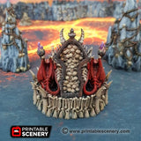 Skull Throne - Demon Fantasy Terrain