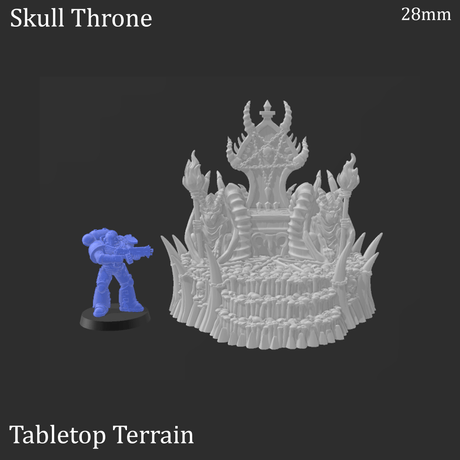 Skull Throne - Demon Fantasy Terrain