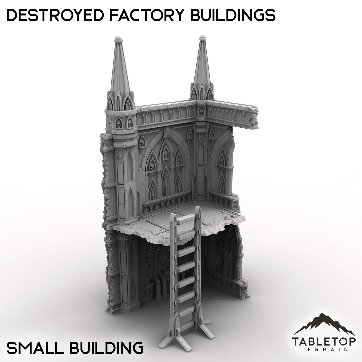 Destroyed Factory Buildings