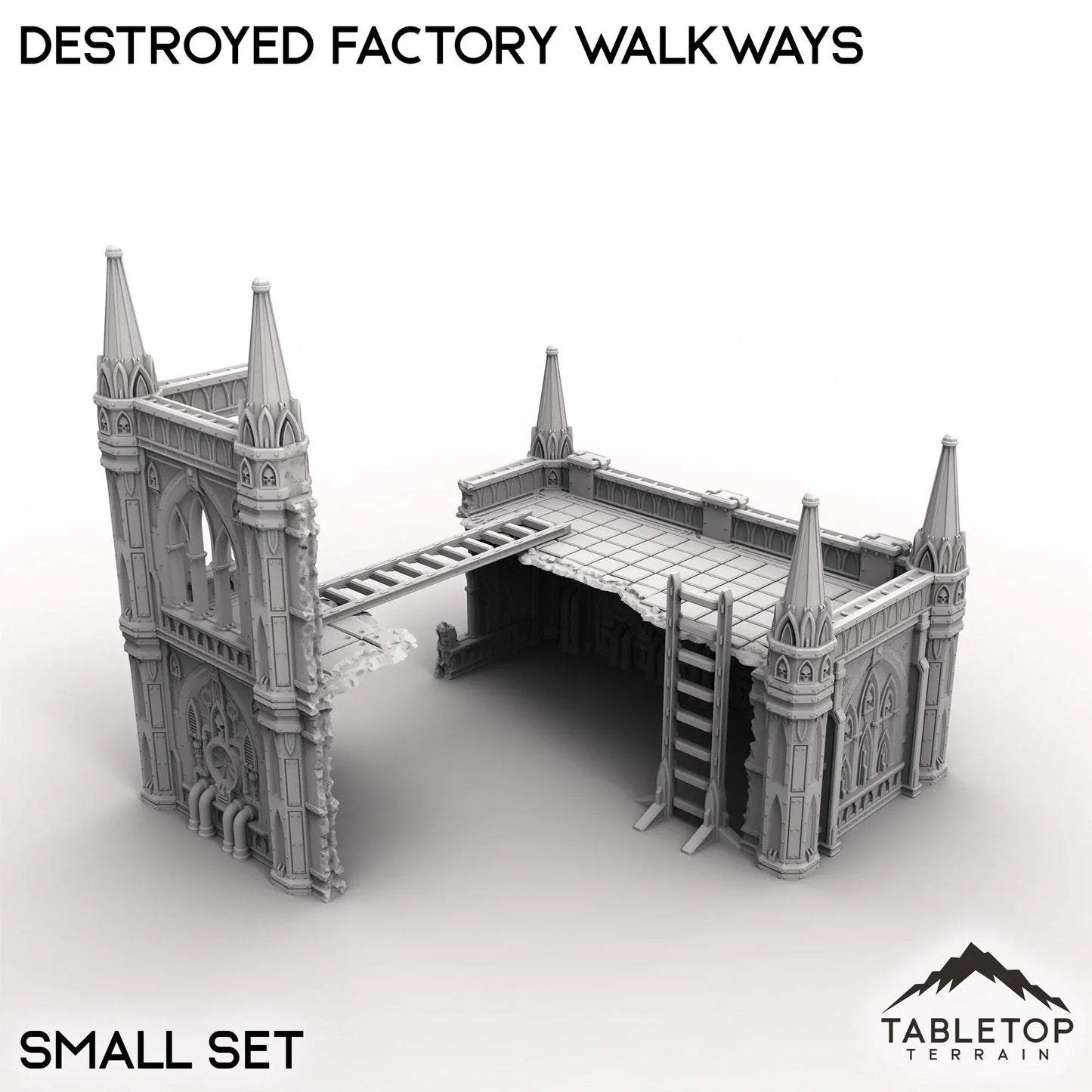 Destroyed Factory Walkways