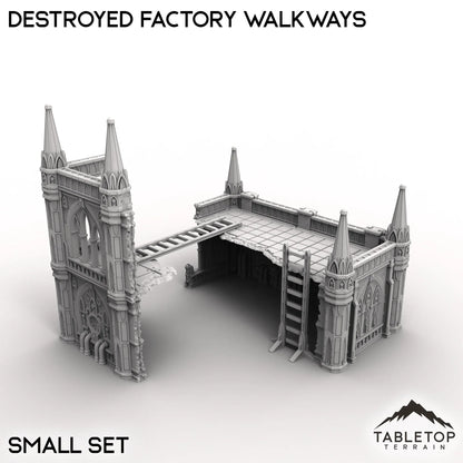 Destroyed Factory Walkways
