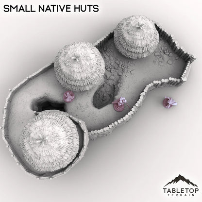 Small Native Huts