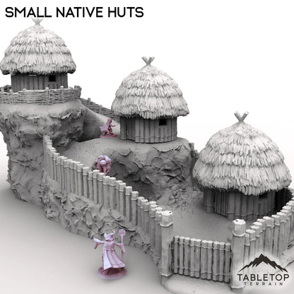 Small Native Huts