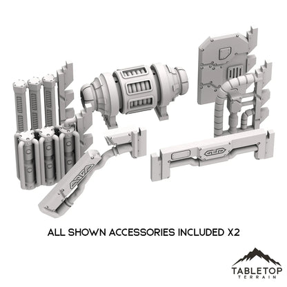 Space Dwarves Mining Ship Boarding Actions Compatible Terrain Set