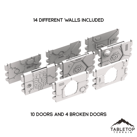 Space Dwarves Mining Ship Boarding Actions Compatible Terrain Set