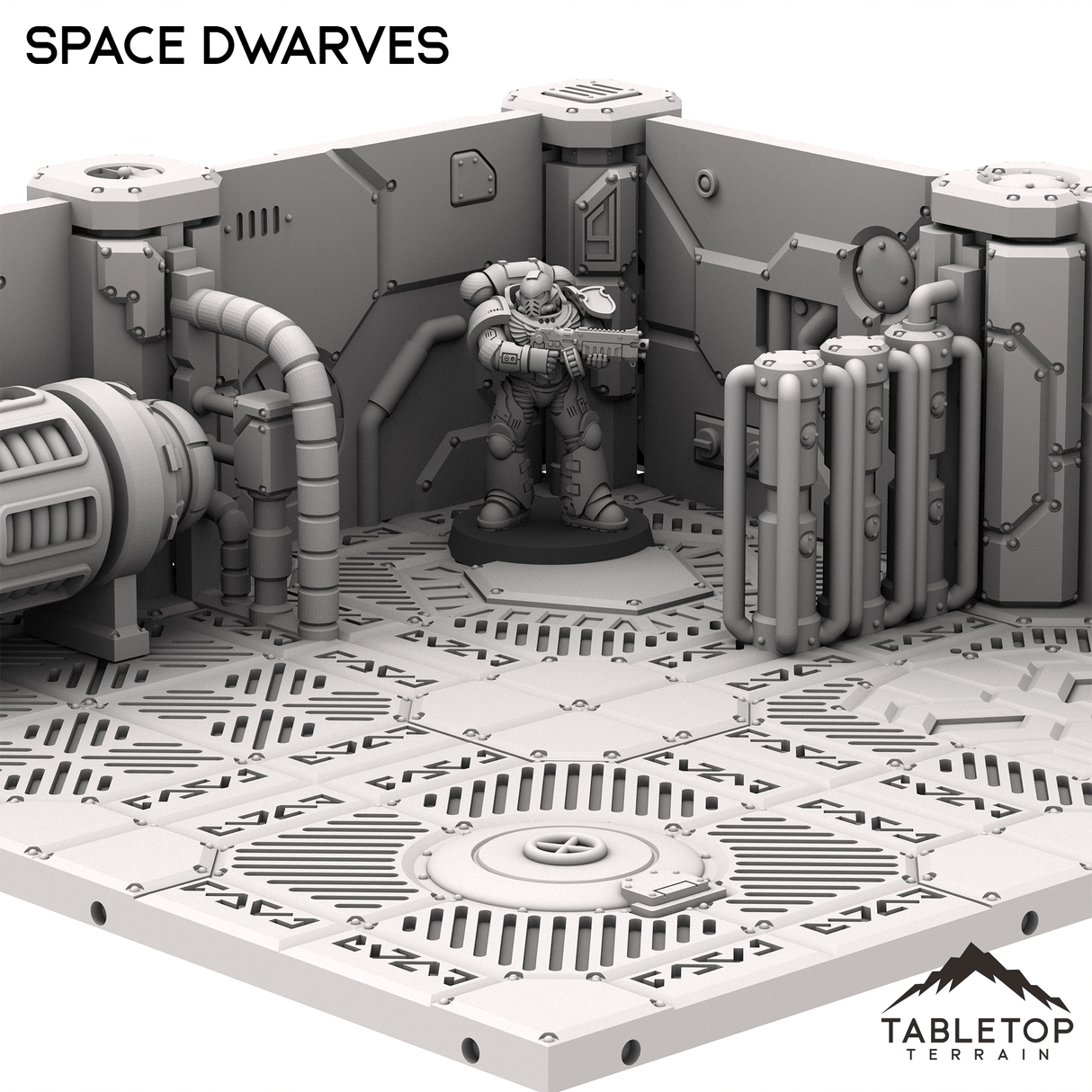 Space Dwarves Mining Ship Boarding Actions Compatible Terrain Set
