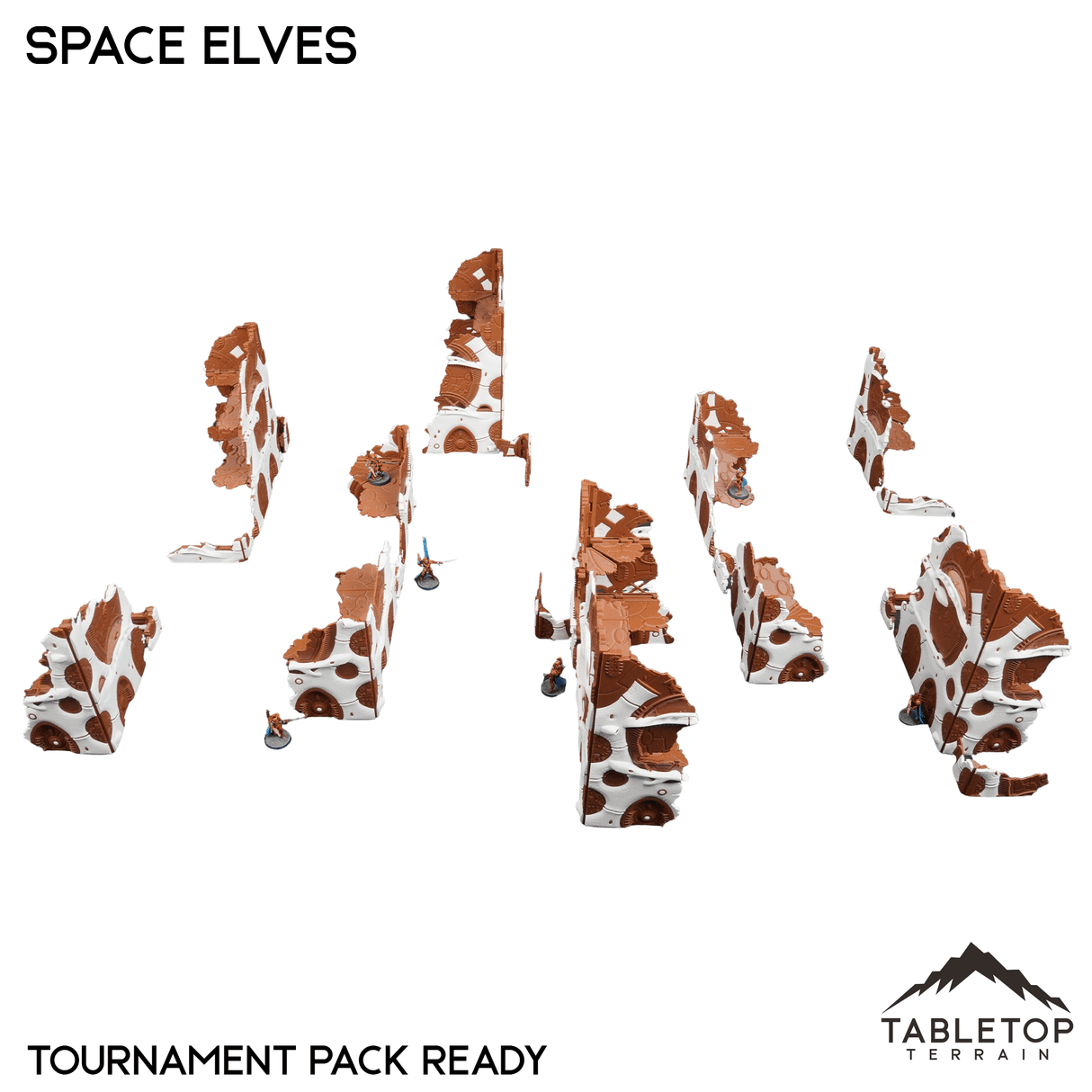 Space Elves Foldable Multicolor 10e Tournament Terrain