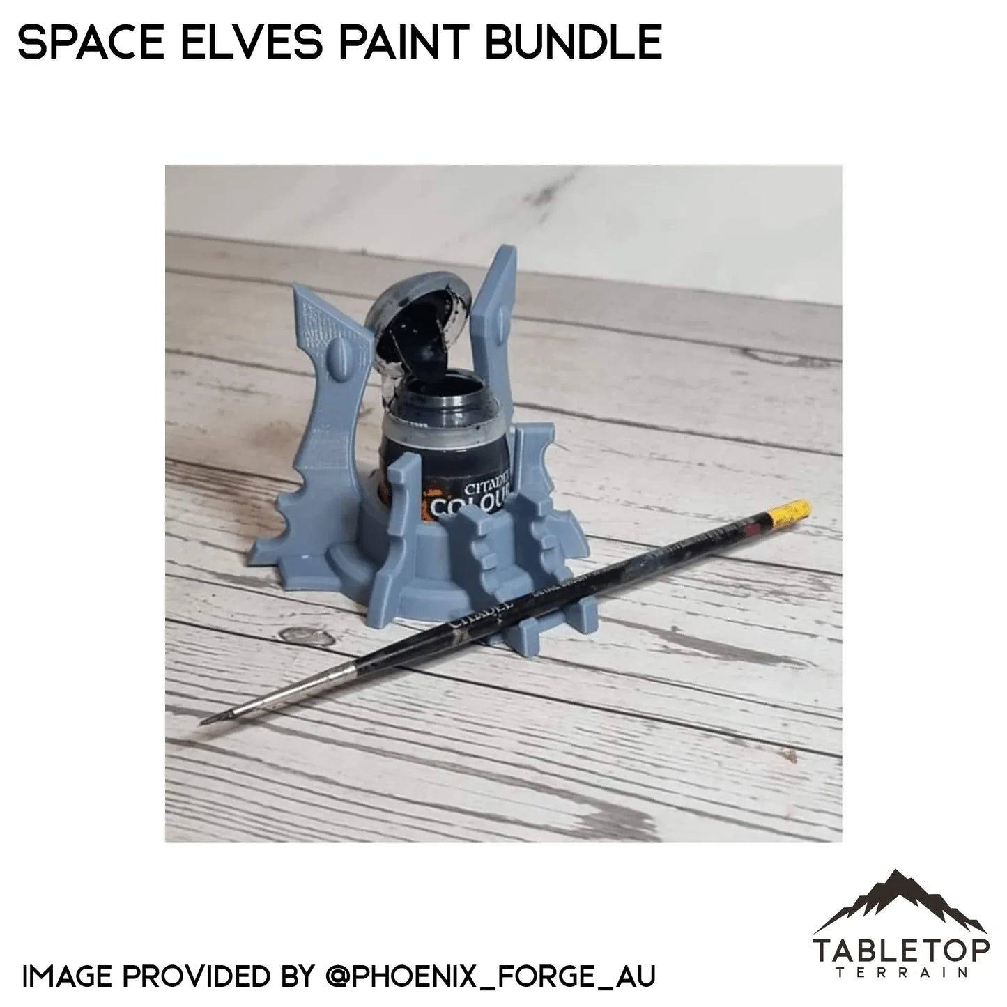 Space Elves Paint Bundle - Pot and Brush Holders
