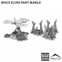 Space Elves Paint Bundle - Pot and Brush Holders
