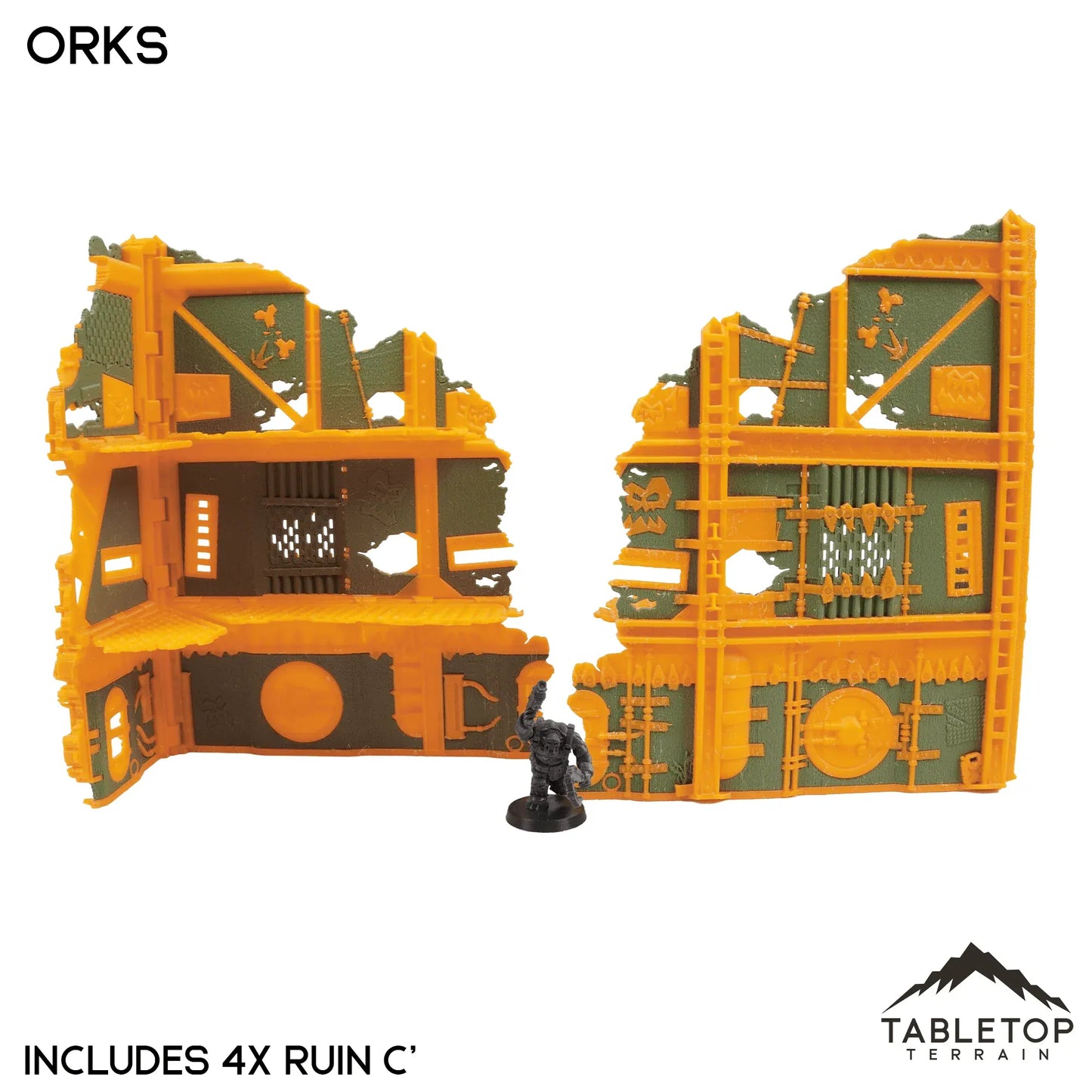 Space Orks Foldable Multicolor 10e Tournament Terrain