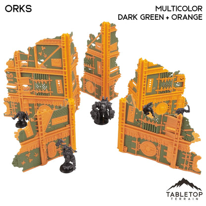 Space Orks Foldable Multicolor 10e Tournament Terrain