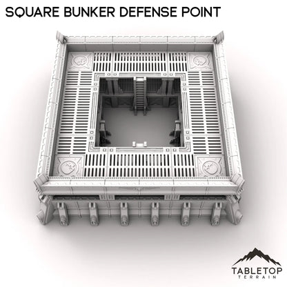 Square Bunker Defense Point