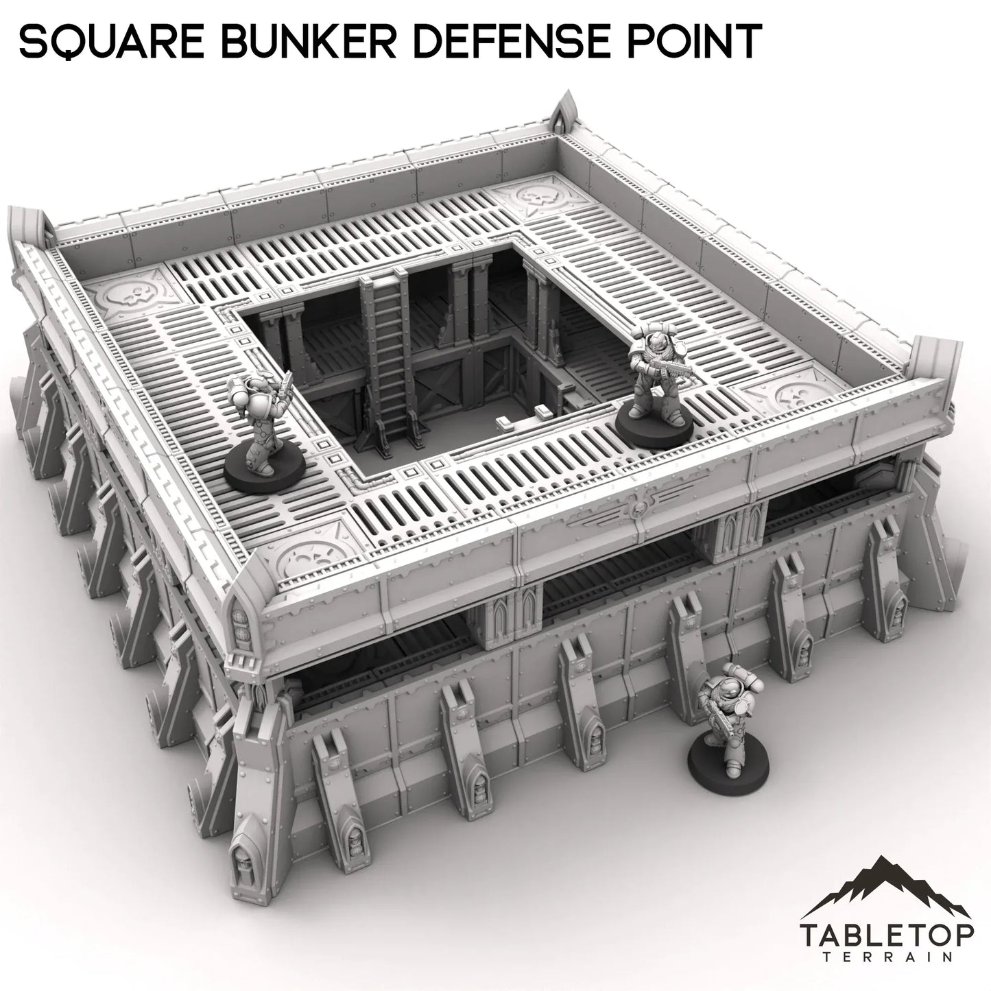 Square Bunker Defense Point