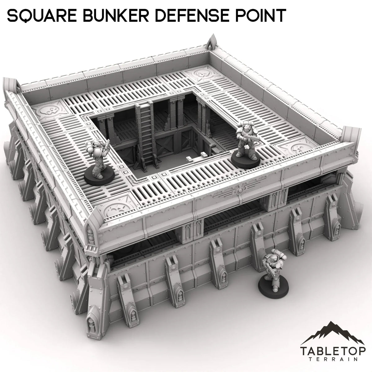 Square Bunker Defense Point