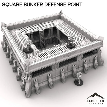 Square Bunker Defense Point