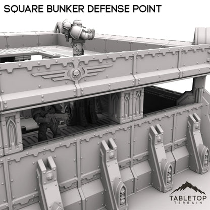 Square Bunker Defense Point