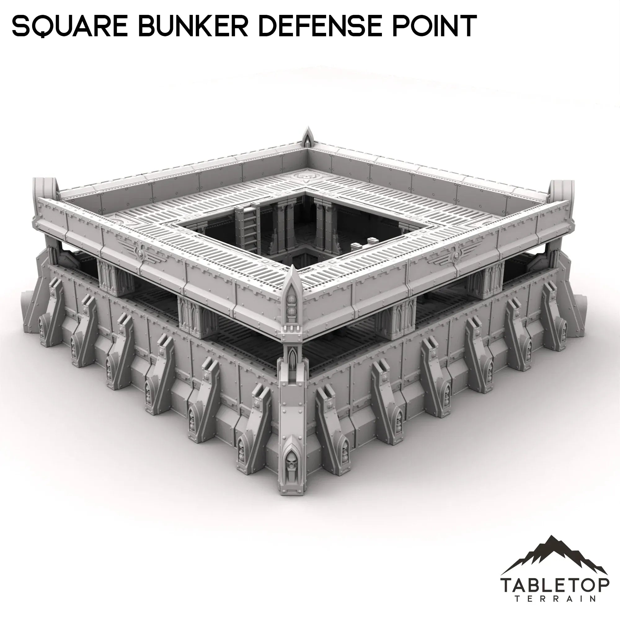 Square Bunker Defense Point