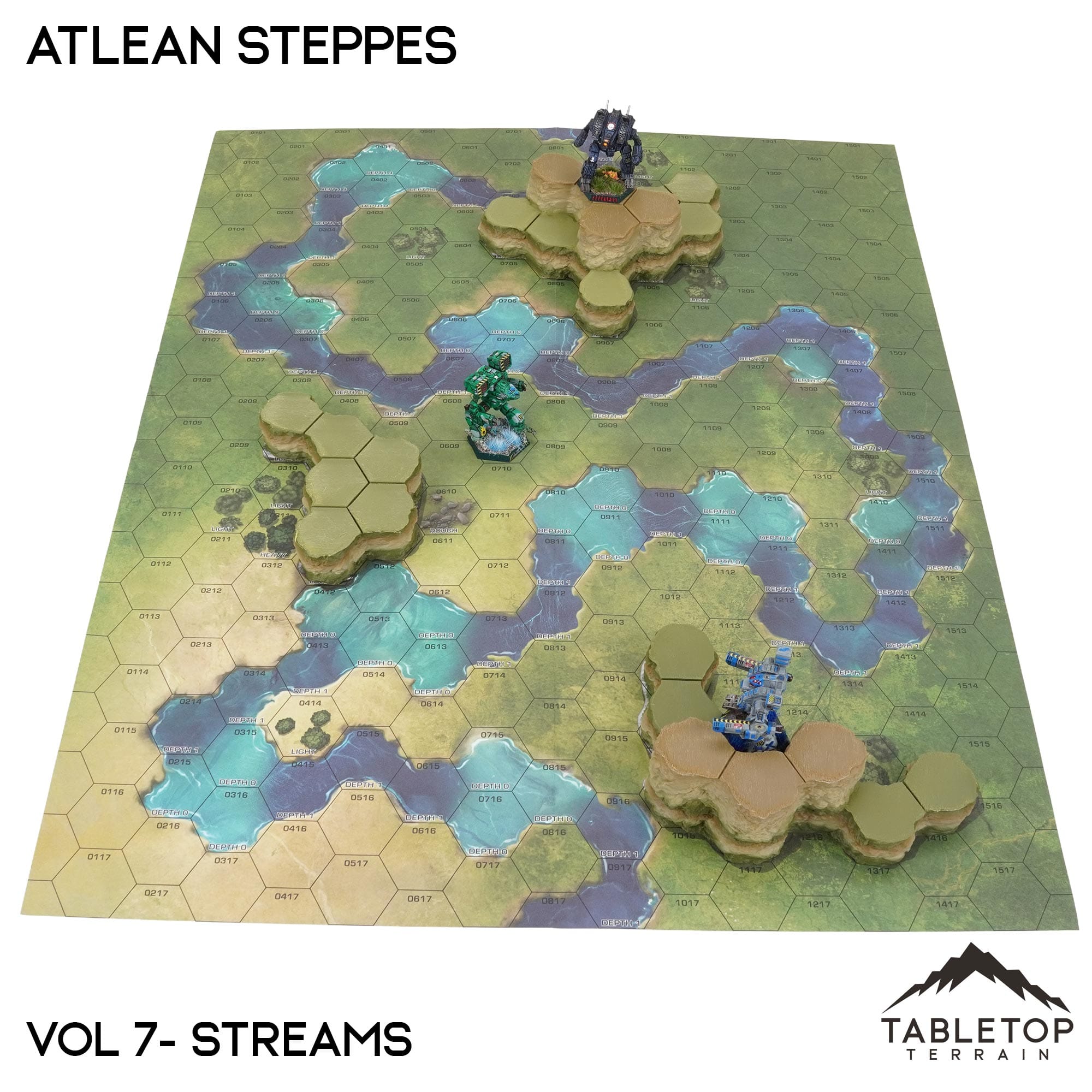 Streams Compatible Map Hill Sets - Atlean Steppes