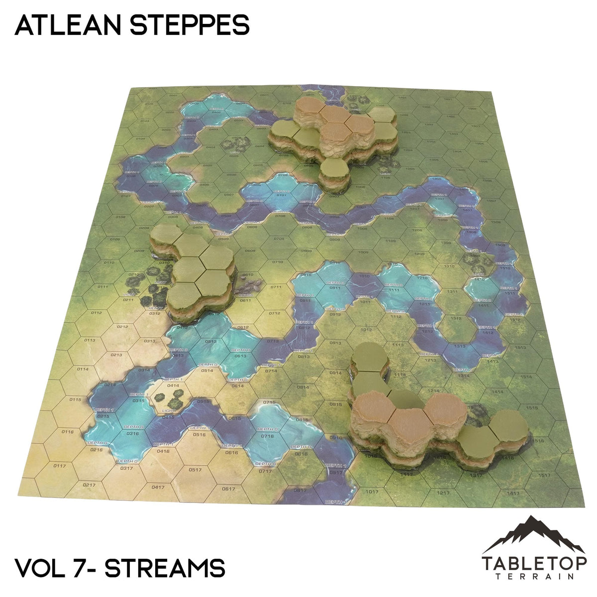 Streams Compatible Map Hill Sets - Atlean Steppes