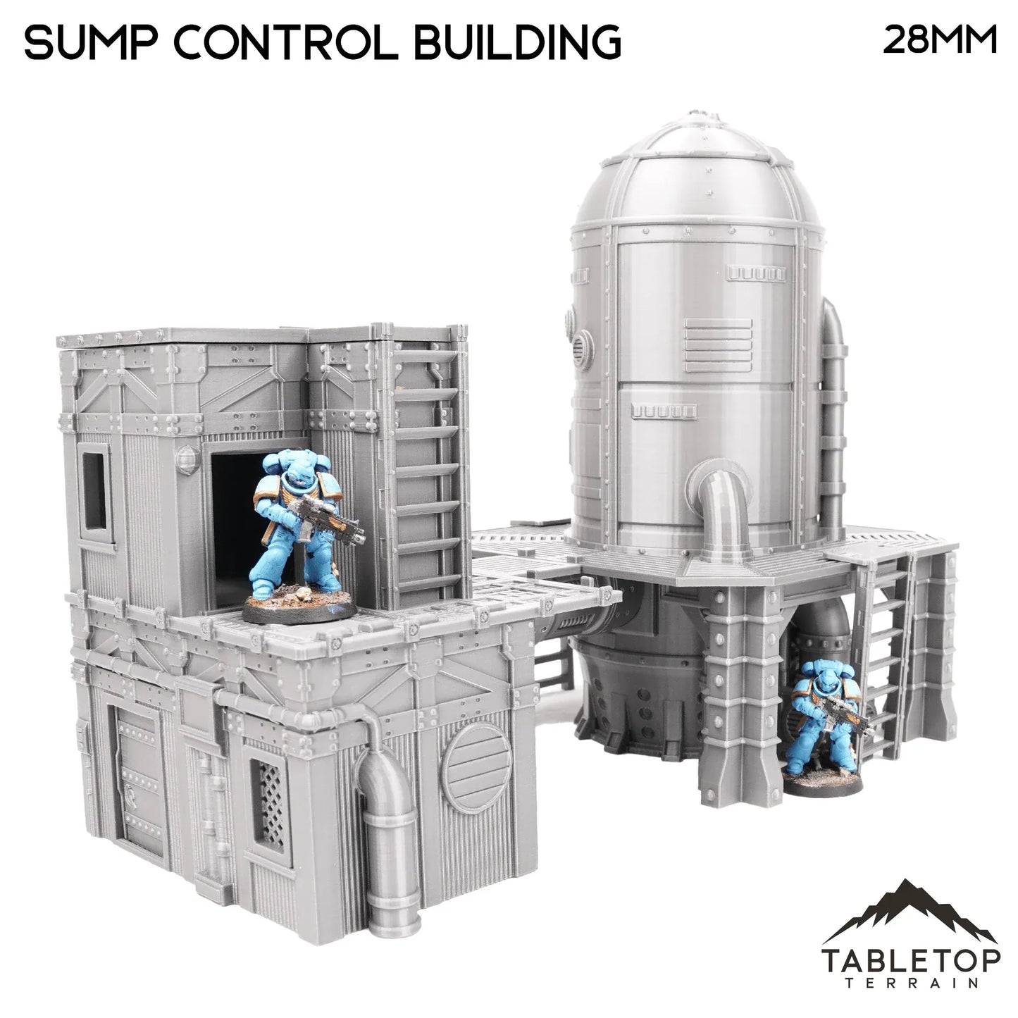 Sump Control Building - Grimdark UnderNidus Terrain