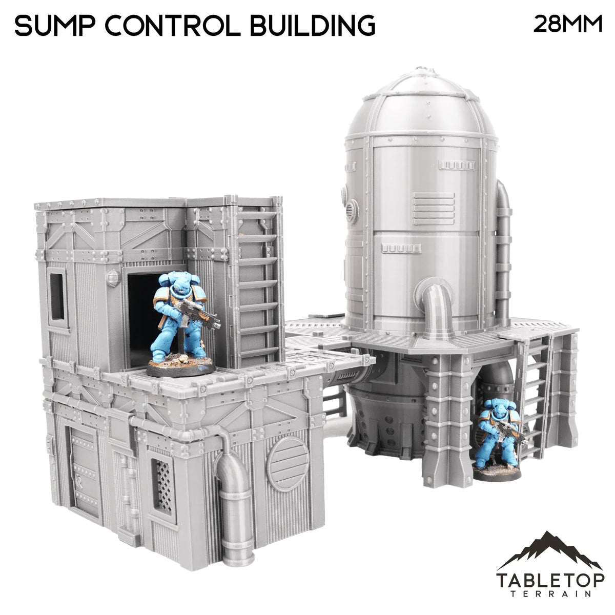Sump Control Building - Grimdark UnderNidus Terrain