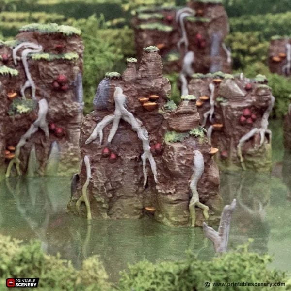 Swamp Grotto Walls - The Gloaming Swamp
