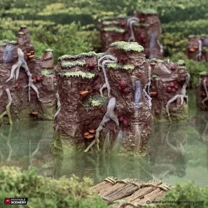Swamp Grotto Walls - The Gloaming Swamp