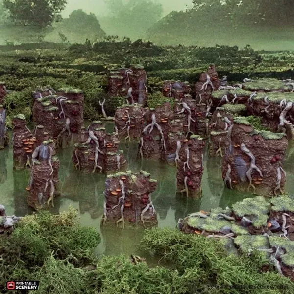 Swamp Grotto Walls - The Gloaming Swamp