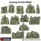 Swamp Grotto Walls - The Gloaming Swamp