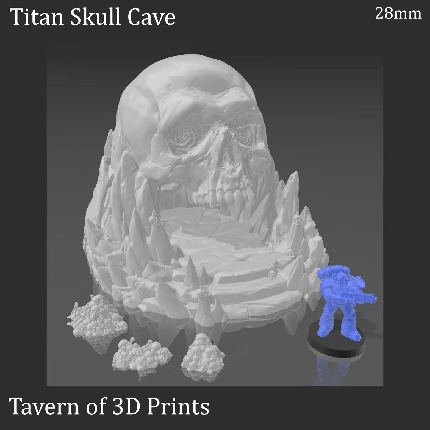 Titan Skull Cave - Fantasy Terrain