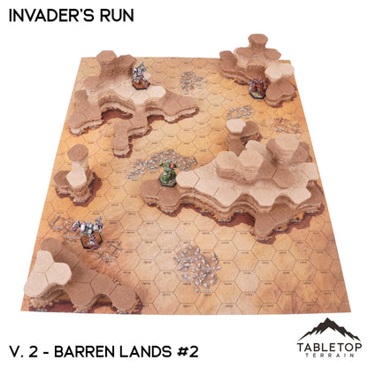 HEXTECH Invader's Run Map Hill Sets - 6mm
