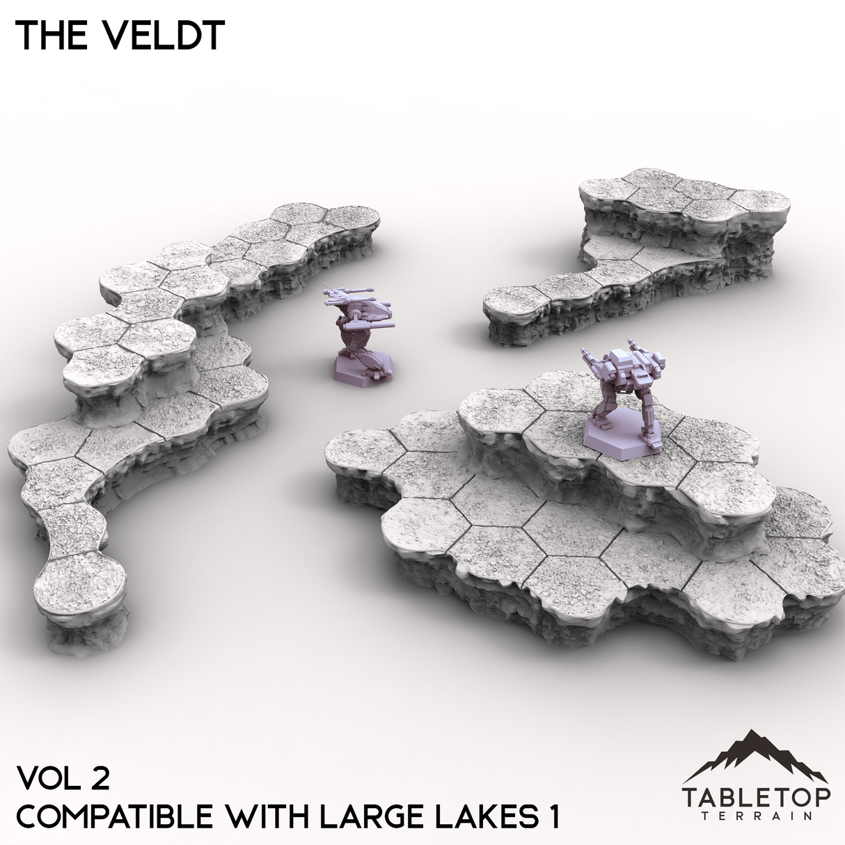 HEXTECH The Veldt Map Hill Sets-6mm
