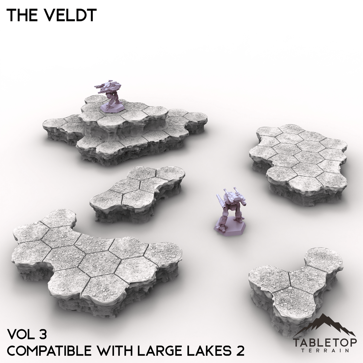 HEXTECH The Veldt Map Hill Sets-6mm