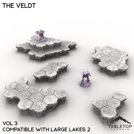 HEXTECH The Veldt Map Hill Sets-6mm