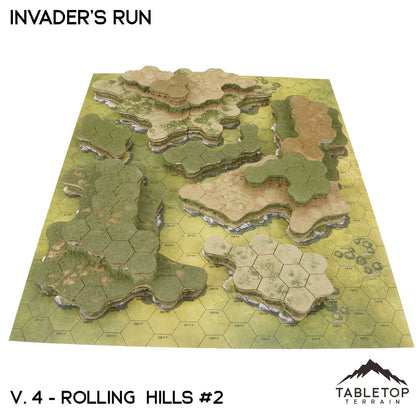 HEXTECH Invader's Run Map Hill Sets - 6mm