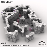 HEXTECH The Veldt Map Hill Sets-6mm