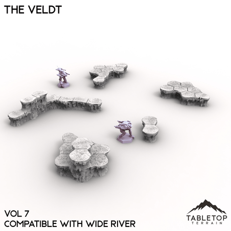 HEXTECH The Veldt Map Hill Sets-6mm