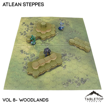 HEXTECH Atlean Steppes Map Hill Sets - 6mm