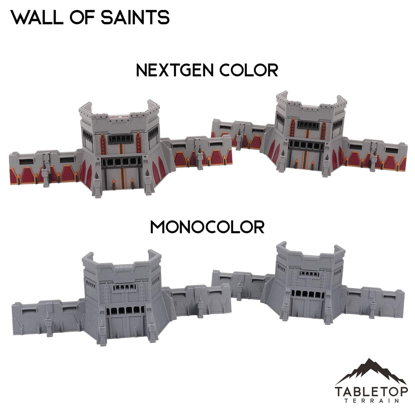 Wall of Saints Double Tower