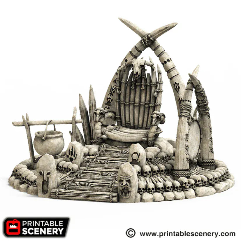 War Boss Throne - Tribal Terrain