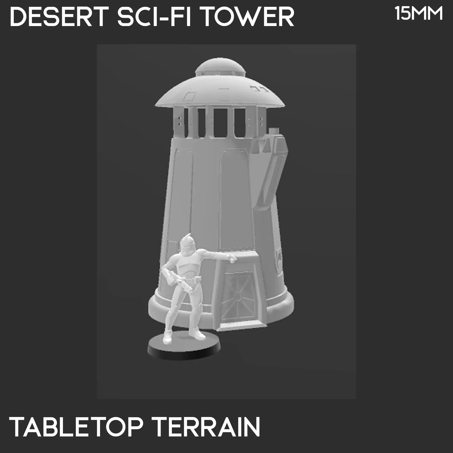 Desert Sci-Fi Tower