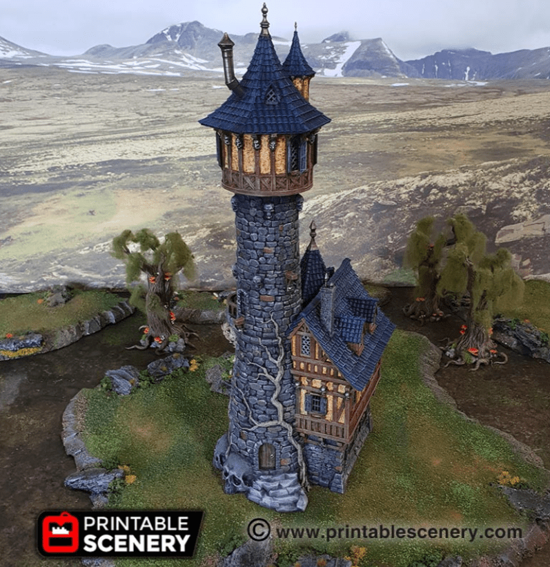 Evil Sorcerer's Tower - Fantasy Tower