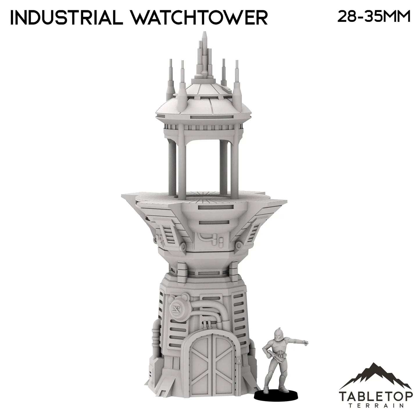 Industrial Watchtower - Futuristic City