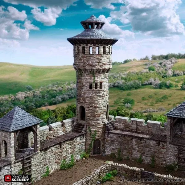 King's Round Tower - Country & King - Fantasy Historical Building