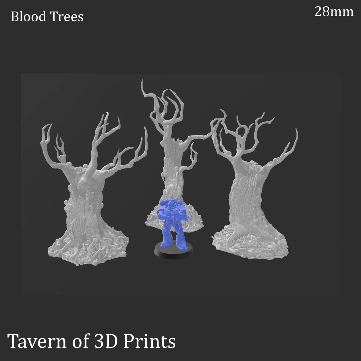 Blood Trees - Scatter Terrain